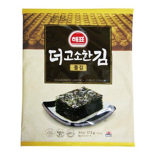 『ヘピョ』味付けのり(全形・7枚) 韓国のり 韓国海苔 韓国料理 韓国食材 韓国食品