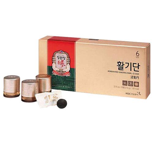 『正官庄』活気丹(3.75g×10丸) ジョンガンジャン 紅参濃縮液6年根 健康補助食品 韓国食品