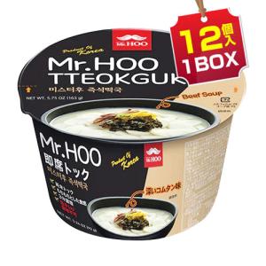 Mr.Hoo 即席トック 163g×1個 トックカップ麺 韓国お雑煮 もちスープ
