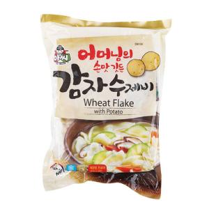 [冷凍]『assi アッシ 』カムジャスジェビ  (スープ付・453g) じゃがいもすいとん 麺料理 韓国麺 韓国食材 韓国食品