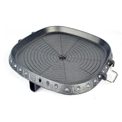 ハナロ マルチ鉄板プレート・四角型(32cm×32cm×3cm) 韓国サムギョプサル 鉄板 焼肉 す...