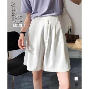 タック ショートパンツ レディース｜palesstore2