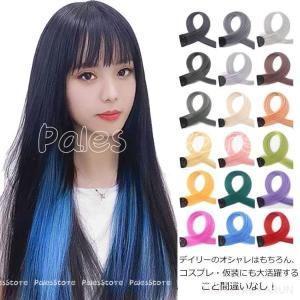 全18色 エクステ メッシュ ワンタッチ チップエクステ カラーエクステ ウィッグ つけ毛 ロング ストレート 大人 子供 ダンス パーティ Xw Palesstore 通販 Yahoo ショッピング
