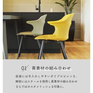 ダイニングチェア 軽量 軽い アジャスター 拭...の詳細画像2