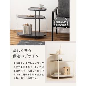 サイドテーブル 3段収納 ナイトテーブル ベッ...の詳細画像4