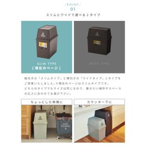 ゴミ箱 30リットル おしゃれ 分別 ごみ箱 ...の詳細画像3