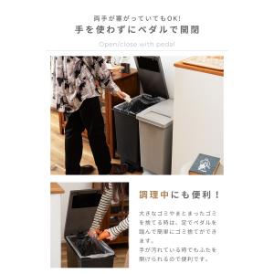 ゴミ箱 20リットル おしゃれ スリム 石目調...の詳細画像5