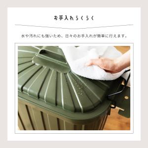 ゴミ箱 60リットル おしゃれ 屋外 分別 キ...の詳細画像3