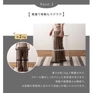 サイドテーブル スリム 収納 高さ60 ラック...の詳細画像4
