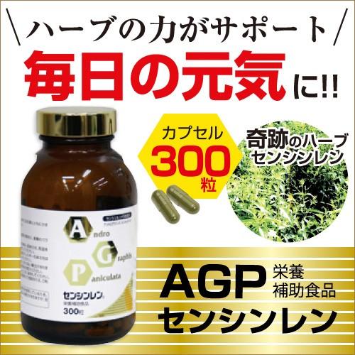 AGPセンシンレン（300粒）　サプリメント 健康 アンドログラフォリド ハーブ 送料無料 元気 健...