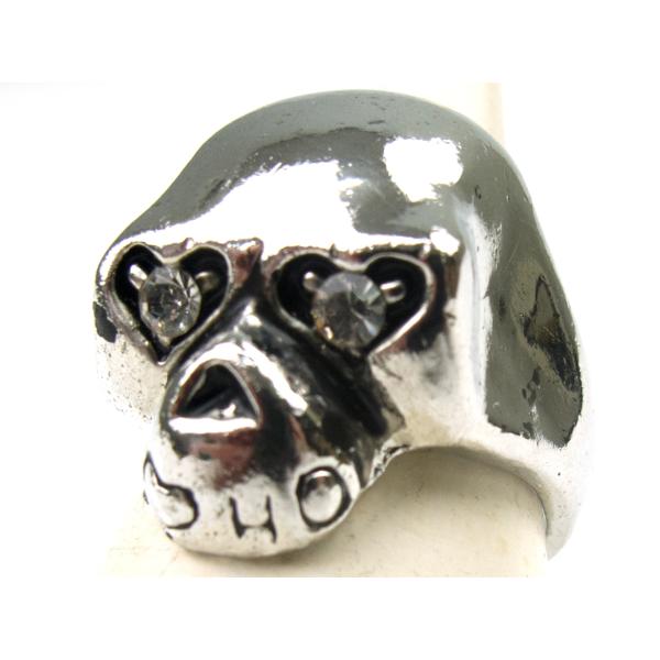 ドクロ スカルリング シルバーリング メンズ 指輪 メンズリング 013