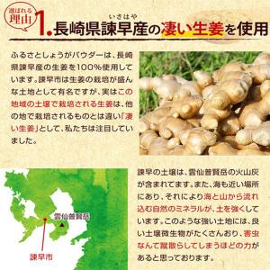 期間限定セール 生姜 長崎県産しょうがパウダー...の詳細画像4