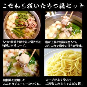 お取り寄せ 本場 博多もつ鍋セット 国産もつ増...の詳細画像2