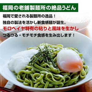 つるつる モチモチ 新食感 モロヘイヤうどん5...の詳細画像1