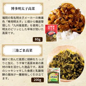 漬物 高菜 九州高菜バラエティ4袋セット 明太...の詳細画像2