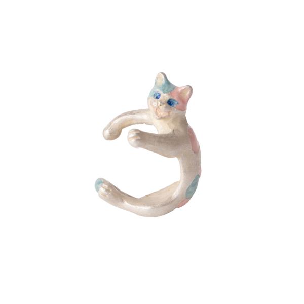 猫　ねこ　イヤリング　イヤーカフ　ネコ　4F PalnartPoc　パルナートポック 公式　ブラフシ...