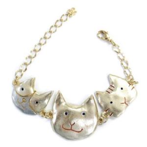 ねこ社会  ブレスレット　PalnartPoc直営　アクセサリー　可愛い　ブランドパルナートポック直...
