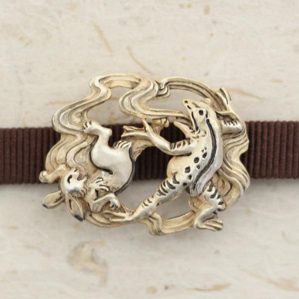 鳥獣戯画　おしゃれな帯留め　PalnartPoc直営　アクセサリー　可愛い　ブランドパルナートポック...