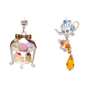 ピアス たぬき きつね サージカルステンレス レディース PalnartPoc