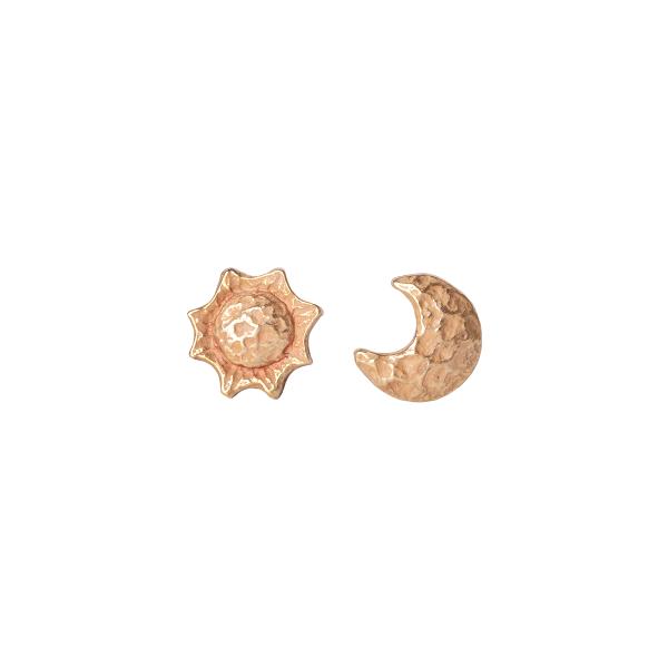 ピアス 小ぶり 月 太陽 レディース　PalnartPoc　パルナートポック　公式　ブラフシューペリ...