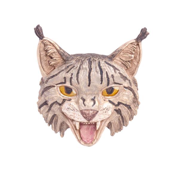 ブローチ　山猫　ヤマネコ　森　動物　レディース　PalnartPoc　パルナートポック　公式　プレゼ...