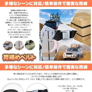 荷締め ベルト 荷物 固定 バンド 10本 セ...の詳細画像2