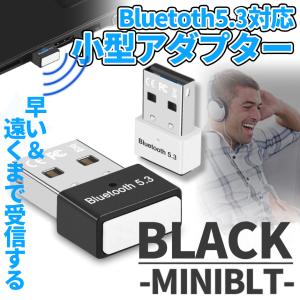 Bluetooth 5.3 アダプタ ブラック...の詳細画像2
