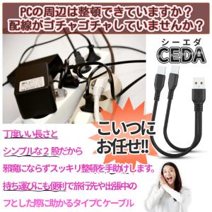 USB type-c ケーブル 二股 20cm...の詳細画像2