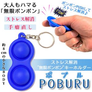 プッシュポップ バブル ストレス 解消 おもちゃ キーホルダー プッシュ ポップ シリコン 知育 玩具 スクイーズ 減圧 グッズ 子供 大人 ハマる 暇つぶし POBURU｜パルワン