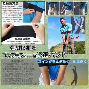 ゴルフ フォーム 矯正 スイング 練習器具 バ...の詳細画像5
