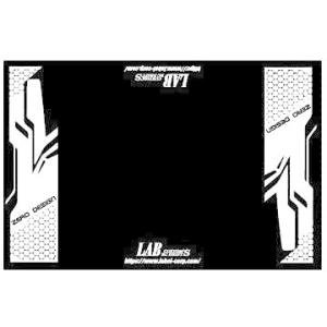 レイベル　LAB RC DRIFT LABオリジナルピットマットType-2スノーホワイト LP-0...