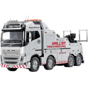 タミヤ RCTR ボルボFH16 グローブT750 8x4レッカー(シルバー) 47528/spot