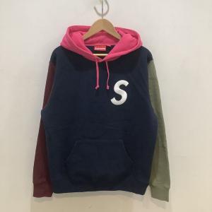 Supreme シュプリーム 2019S/S S Logo Colorblocked Hooded Sweatshirt フーデッドスウェットシャツ パーカー マルチカラー Mサイズ 577336｜palstock