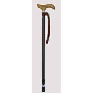 スライド式伸縮杖ブラック