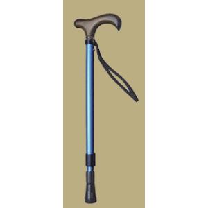 コンパクト伸縮杖ブルー