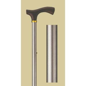 折りたたみ伸縮杖/メタリックシルバー