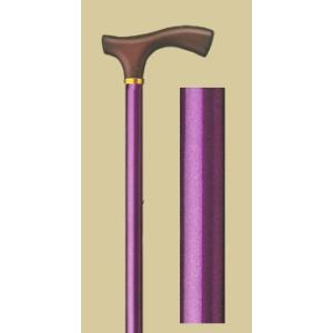 折りたたみ伸縮杖/メタリックパープル