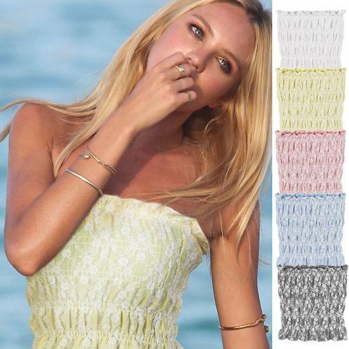 チューブトップ 総レースが可愛い ブラカバー 胸元 セクシーファッション インナートップス 重ね着 ...