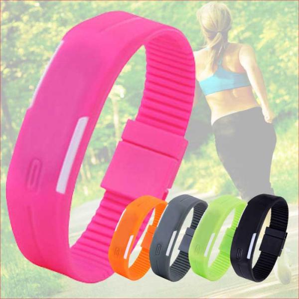 シリコン 腕時計 メンズ 腕時計 レディース腕時計 時計 防水 デジタル ラバー シリコン FASH...