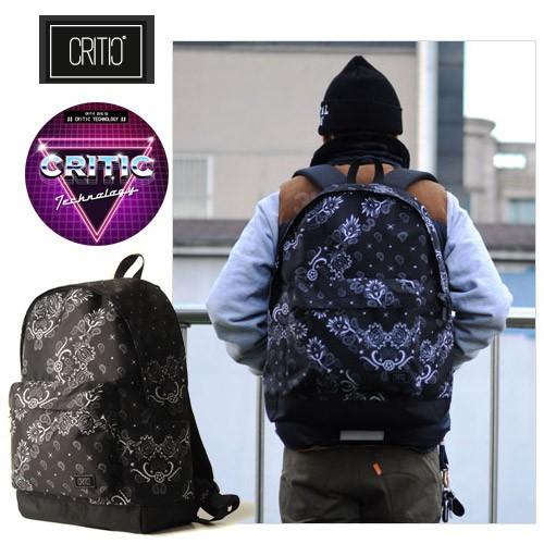 CRITIC クリティック C2 カジュアル ペイズリー柄 バッグ リュックサック メンズバック リ...