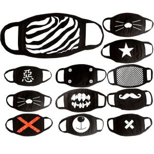 ブラックマスク DM便送料無料 黒マスク ファッション スト...