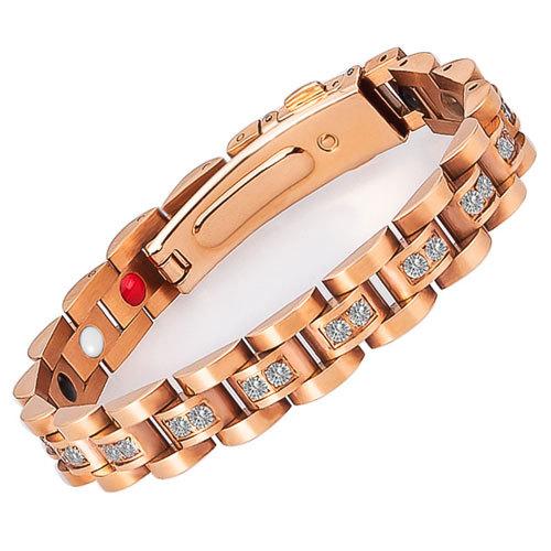 ゲルマニウム メンズ ジュエリー ステンレス ブレスレット 磁気アクセサリー 健康  レディース プ...