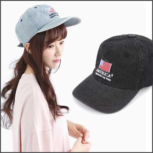 デニム キャップ アメリカー ベースボールキャップ レディース 帽子 メンズ レディース ボールキャ...