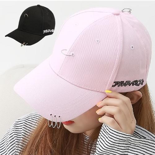 4リング ベースボールキャップ 帽子  b系 ヒップホップ ストリート系 レディース ローキャップ ...