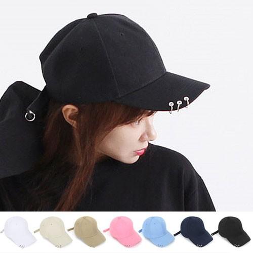 3リング ベースボールキャップ 帽子  b系 ヒップホップ ストリート系 レディース ローキャップ ...