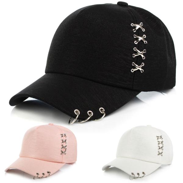 リング付き  ベースボールキャップ 無地 帽子 大きいサイズ ビック ヒップホップ ファッション メ...