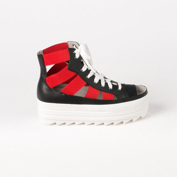 FESSURA CROC STAR RED レディース シューズ フェスーラ スニーカー  靴 イタ...