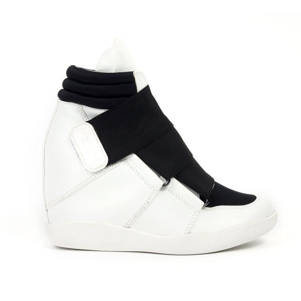 FESSURA HEEL BAND WHITE BLACK レディース シューズ フェスーラ スニー...