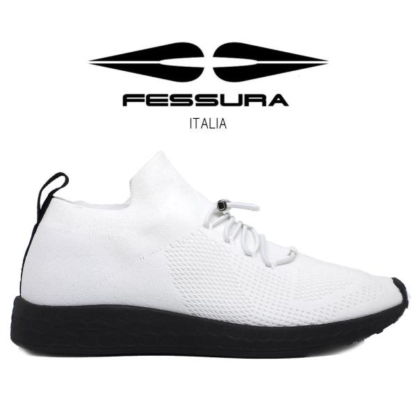 FESSURA RUN SOCK KNIT WHITE レディース サンダル フェスーラ スニーカー...