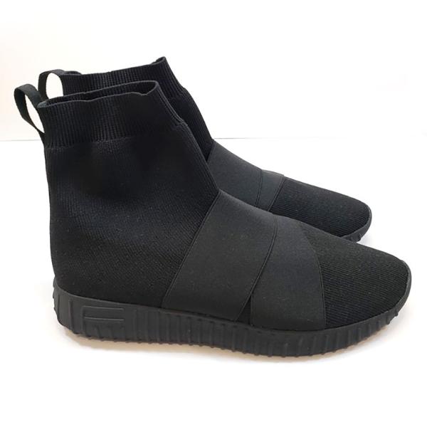 DINGHY KNIT BLACK スニーカー フェスーラ イタリア レディース メンズ 長くつ ロ...